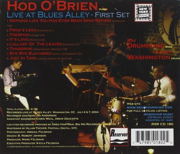 Hod O'Brian - Jazz Blues Alley