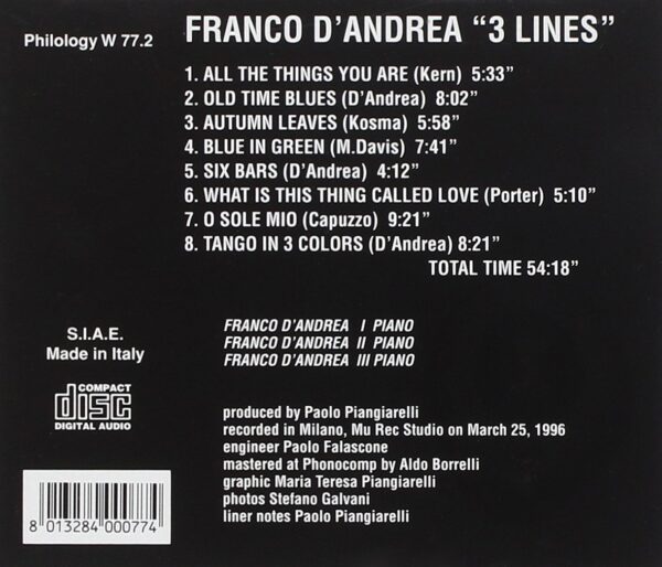 Franco D'Andrea - '3 Lines'