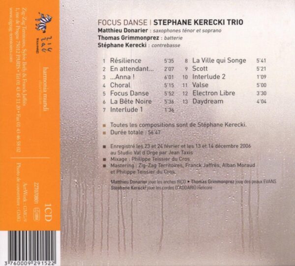 Stephane Kerecki Trio - Focus Dance