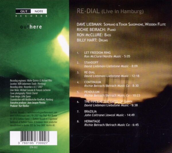 Dave Liebman  - Re Dial - Live In Hamburg