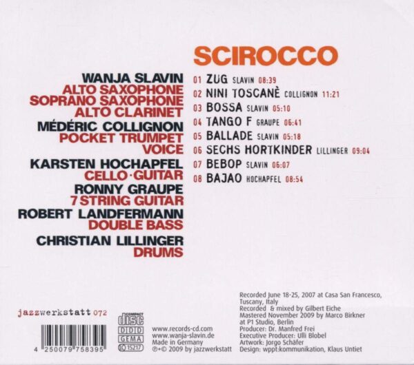 Wanja Slavin Quintet - Scirocco