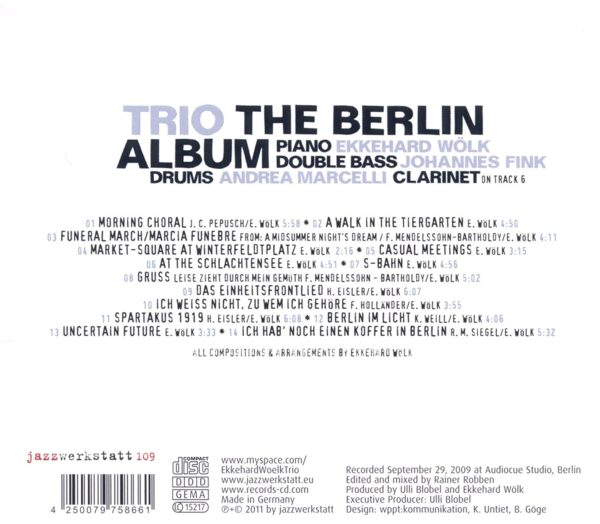 Ekkerhard Wolk Trio - The Berlin Album