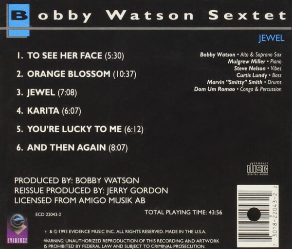 Bobby Watson - Jewel