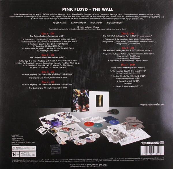 Pink Floyd - The Wall (Immersion Box Set - Collector's Edition) (6 CD + DVD) - Image 2